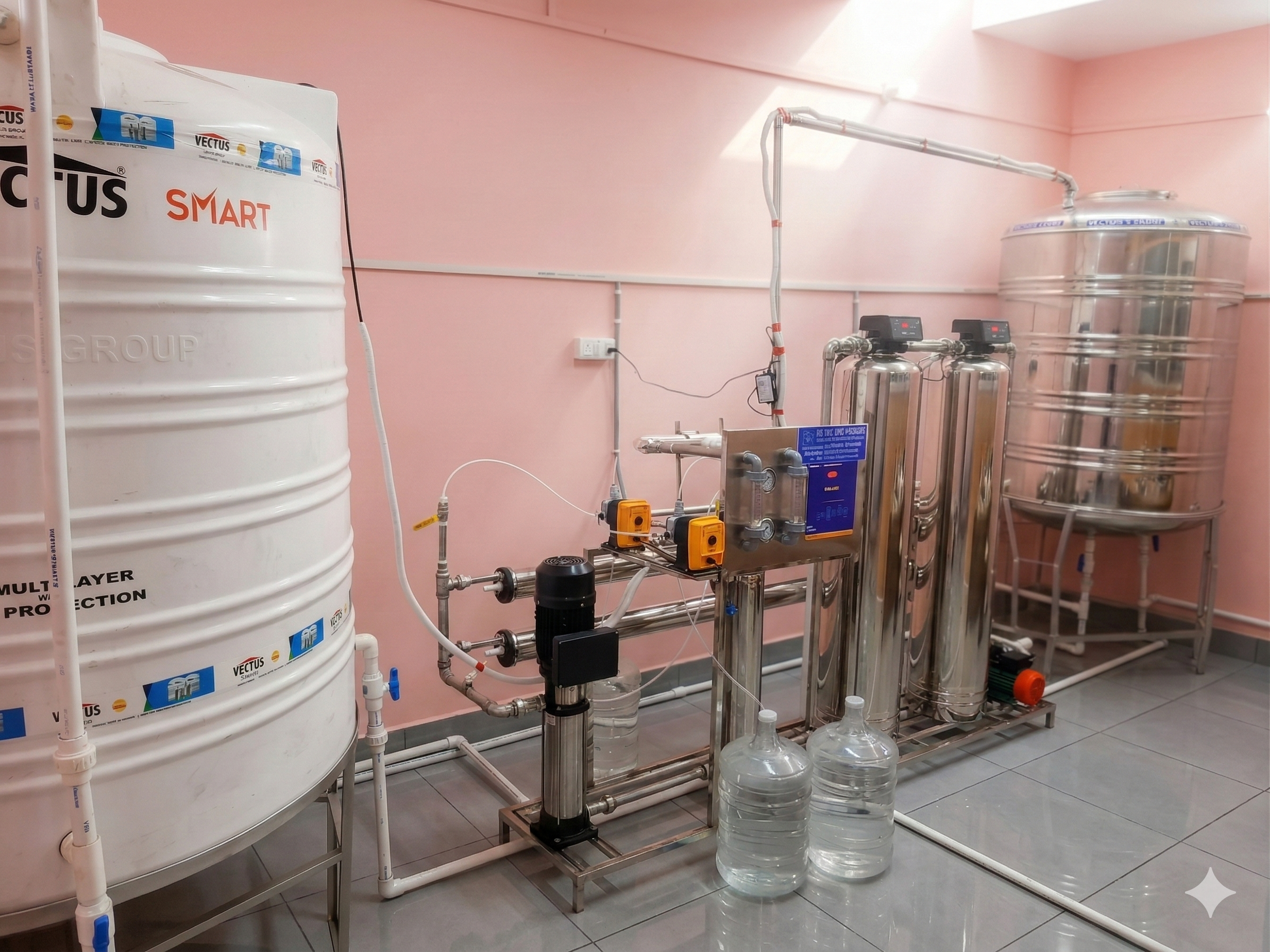 Stainless Steel Storage Setup